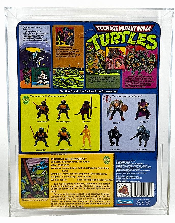 Amazon.com: CGA/AFA Acrylic Display Case for Teenage Mutant Ninja
